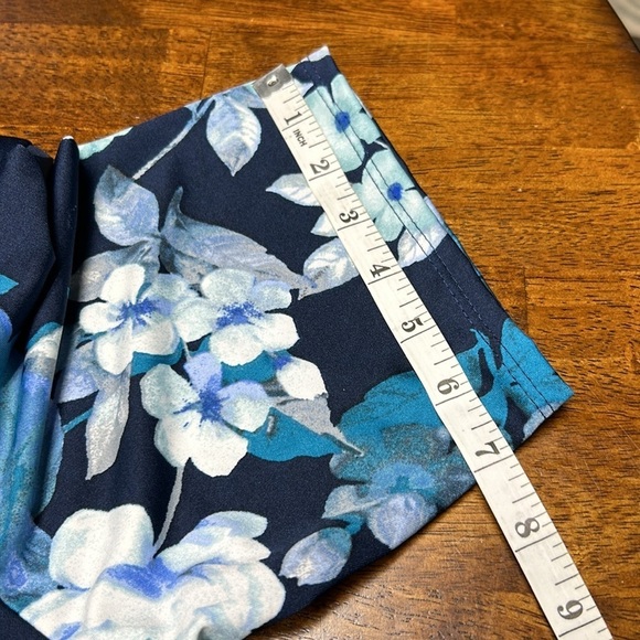 Keren Heart dress size 2X Caribbean blues short sleeve NWT flowing dress thick - Picture 5 of 5